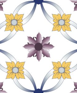 Abstract Vintage Floral